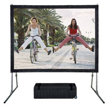 Widely used easy move portable outside activity projector screen