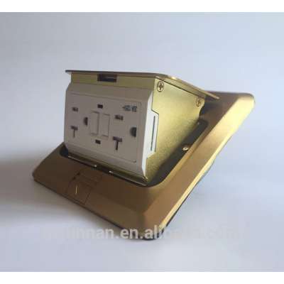 new style electrical outlet floor box